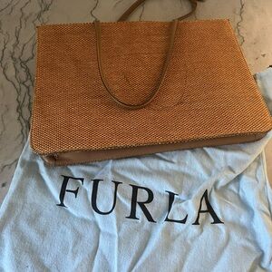 Furla Basket Weaved Handbag